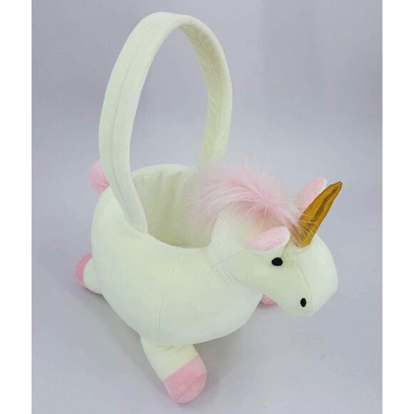 Easter Unicorn Basket Easter Egg Hunting Basket - Picture 1 of 7